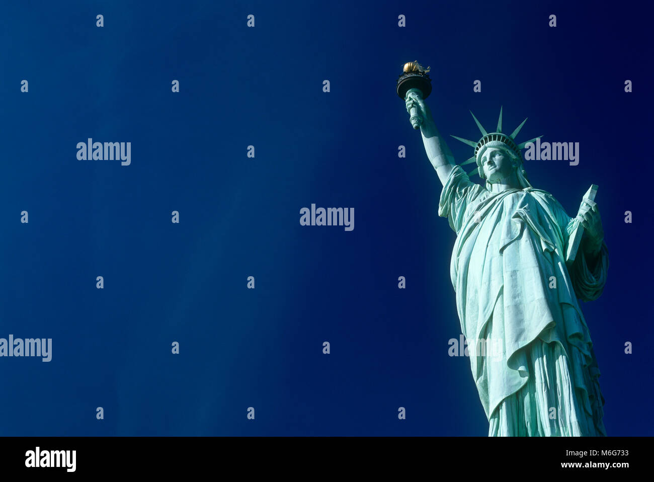 Statua della Libertà, Liberty Island, New York, Stati Uniti d'America Foto Stock
