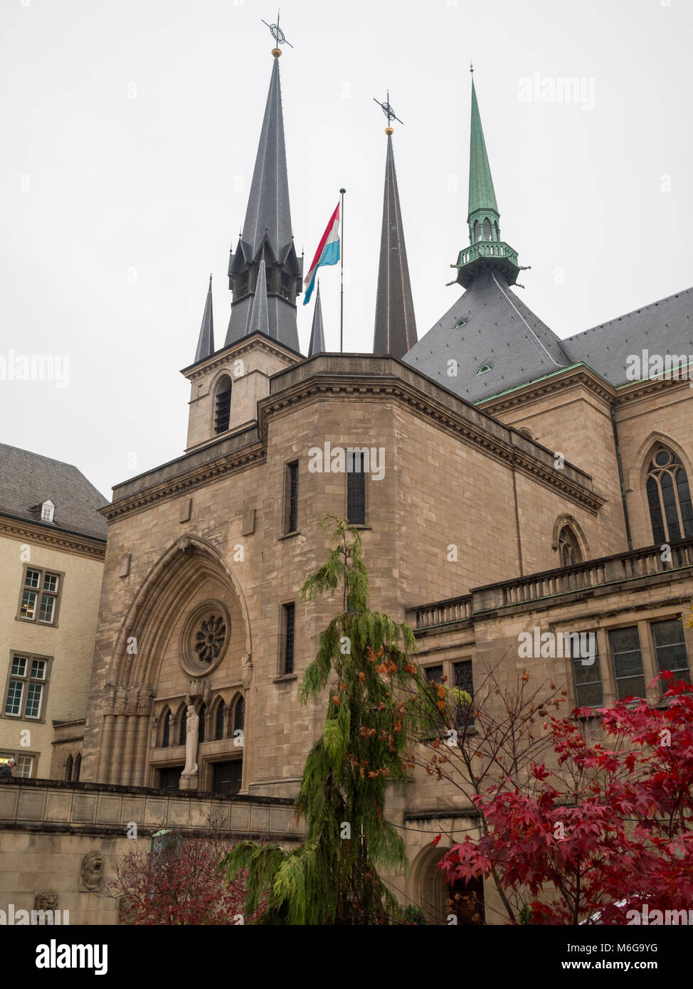 La cattedrale di Notre Dame du Luxembourg Foto Stock