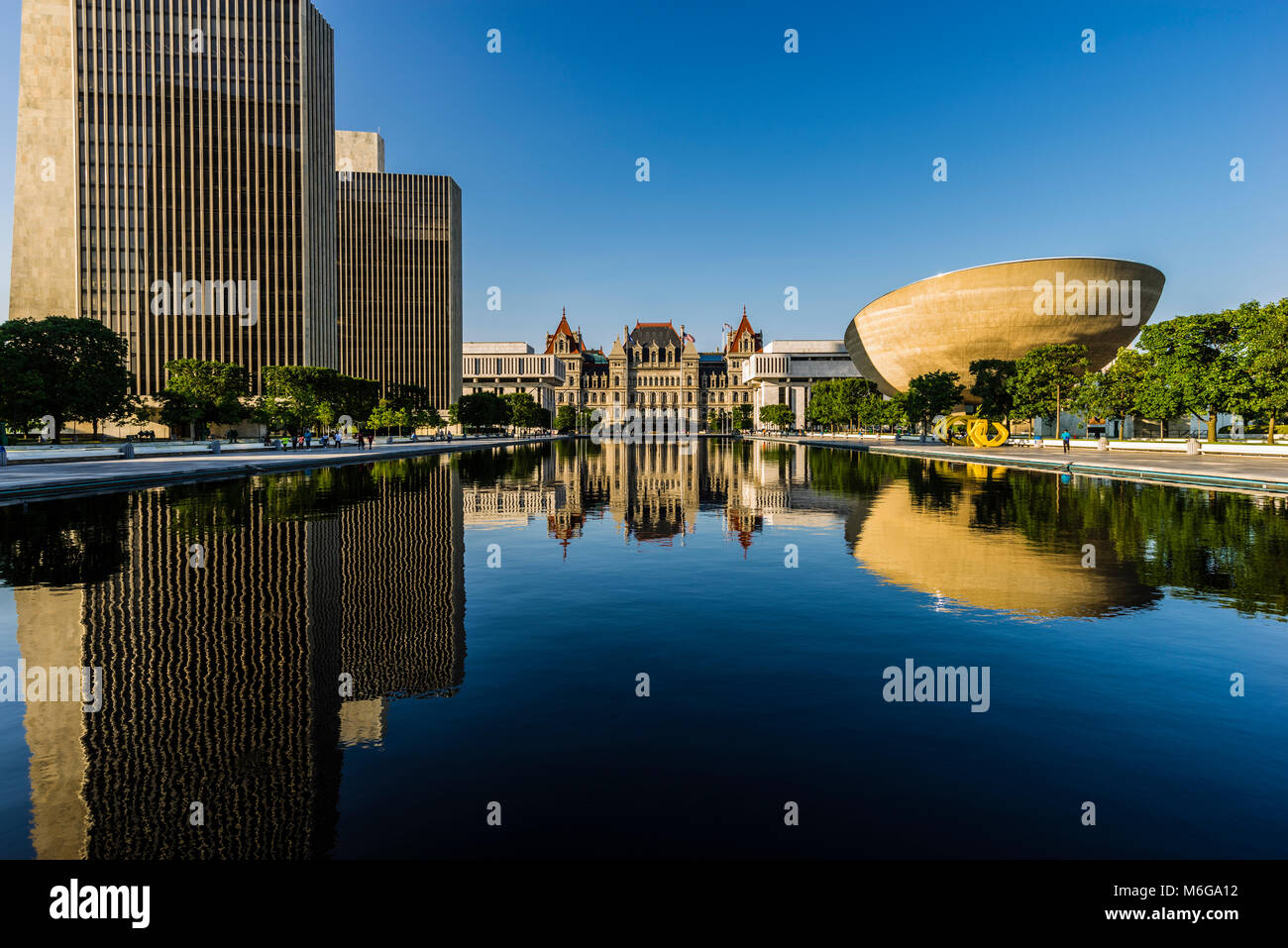 Governatore Nelson Rockefeller A. Empire State Plaza   Albany, New York, Stati Uniti d'America Foto Stock