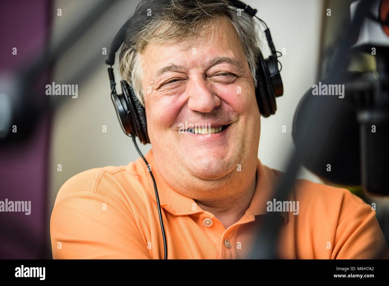 Stephen Fry 2017 Foto Stock