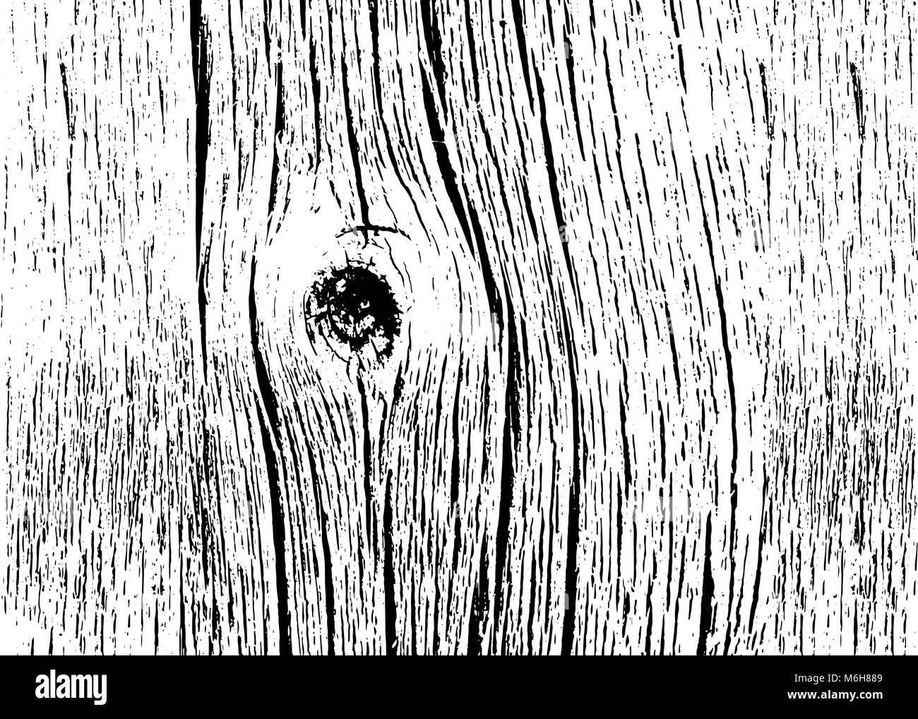 Legno texture monocromatica realistico Illustrazione Vettoriale