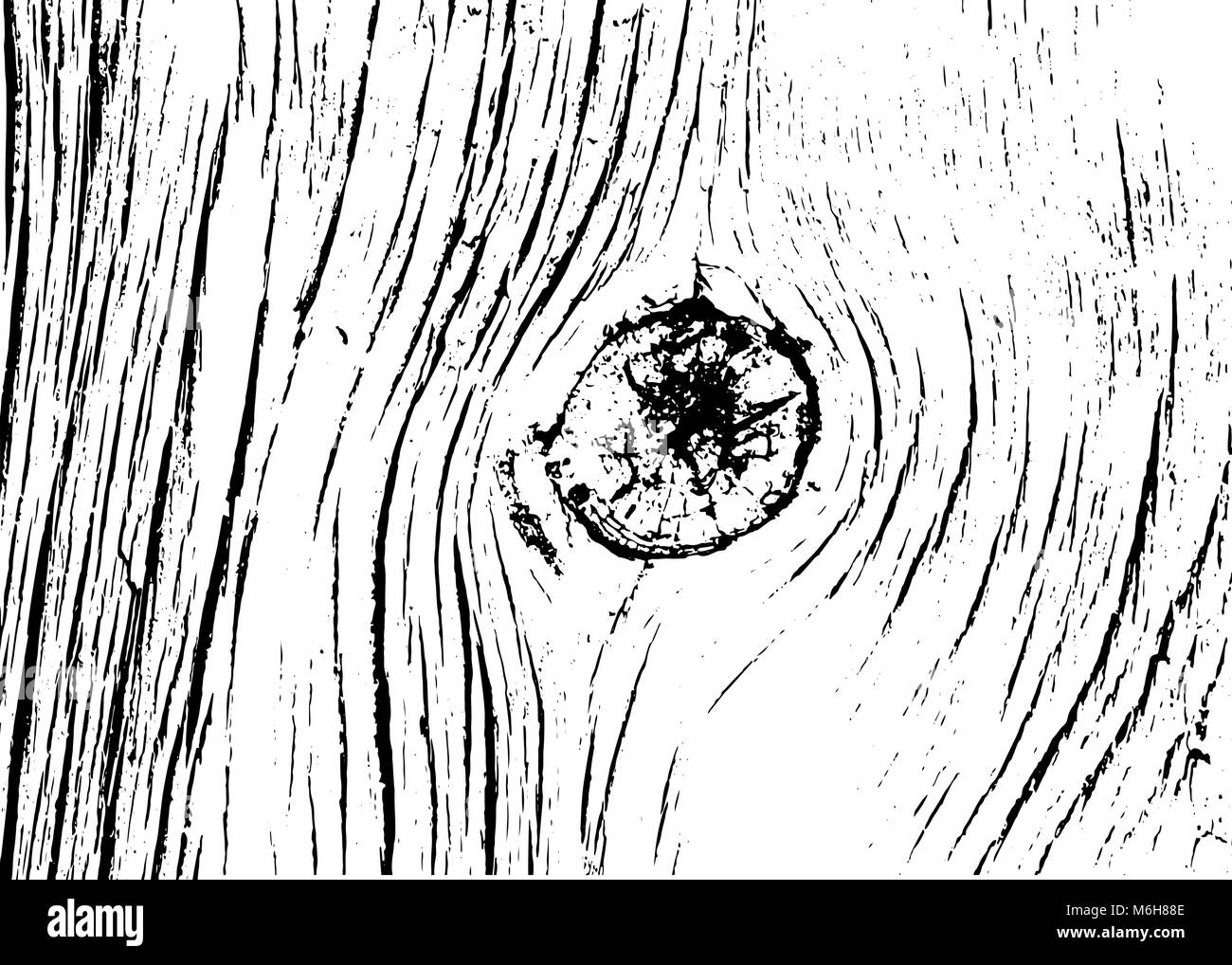 Legno texture monocromatica realistico Illustrazione Vettoriale