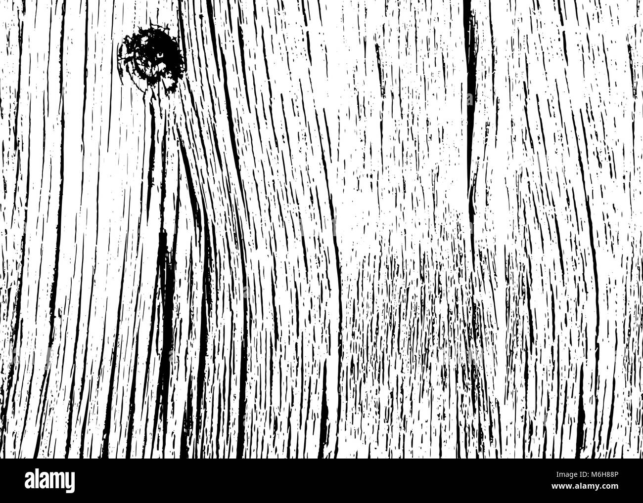 Legno texture monocromatica realistico Illustrazione Vettoriale