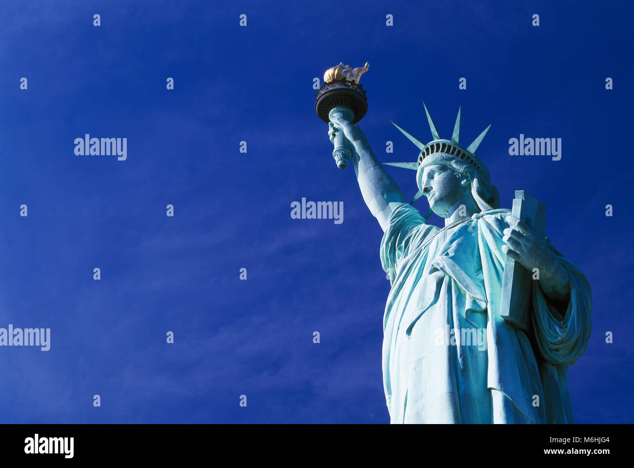 Statua della Libertà, Liberty Island, New York, Stati Uniti d'America Foto Stock