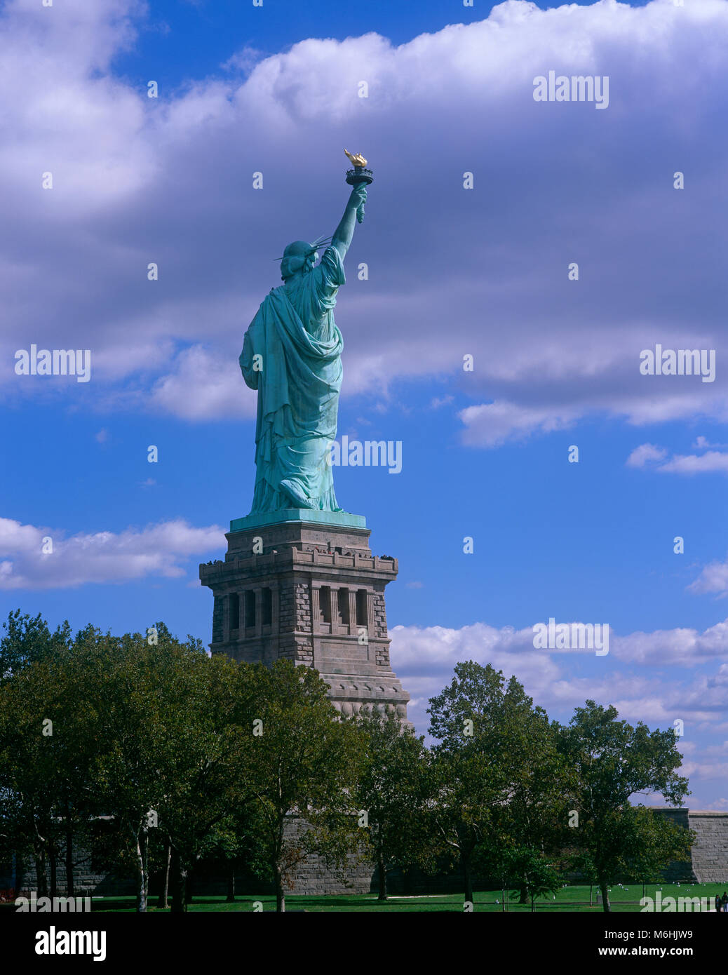 Statua della Libertà, Liberty Island, New York, Stati Uniti d'America Foto Stock