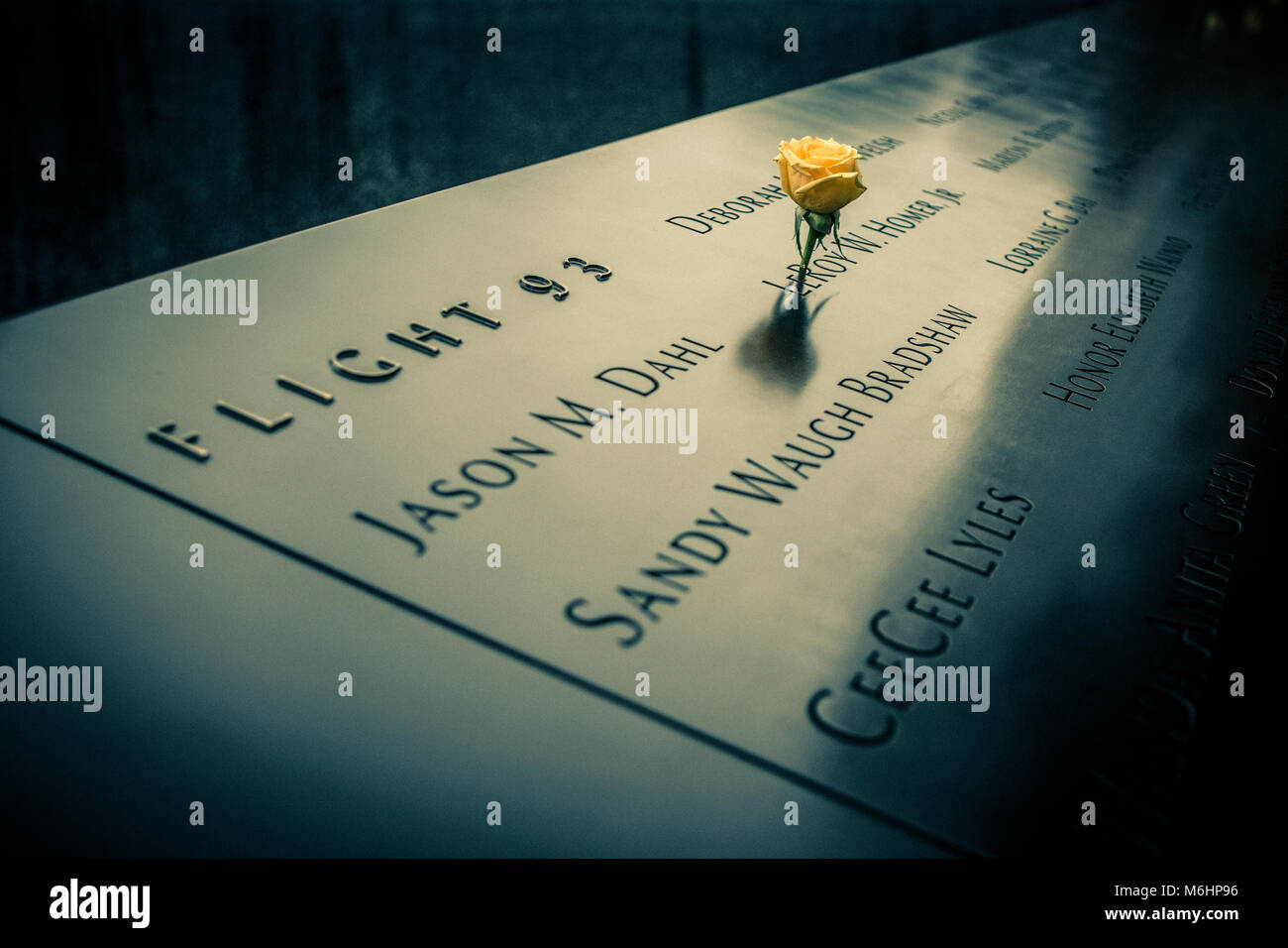 Ground Zero Memorial - World Trade Center - New York City Foto Stock