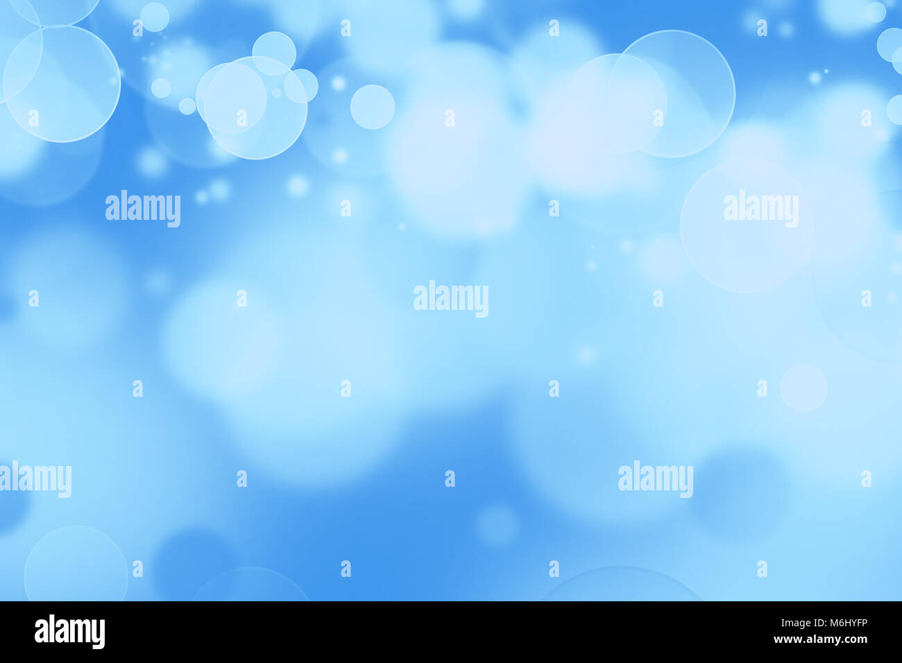 Abstract assortiti blu sullo sfondo dei cerchi Foto Stock