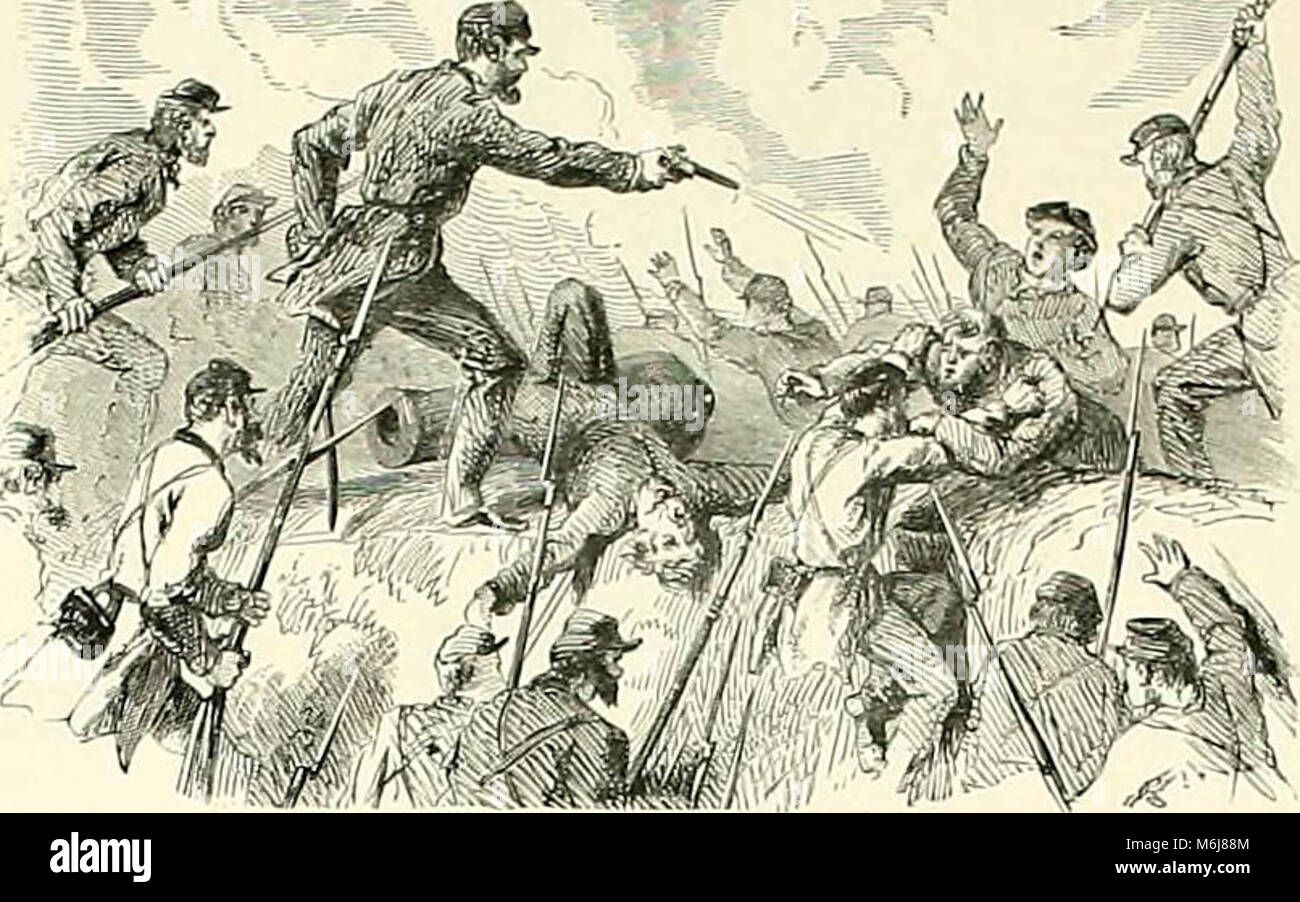 Il soldato nella nostra Guerra civile : una storia pittorica del conflitto, 1861-1865, illustrante il valor del soldato come viene visualizzato sul campo di battaglia, da schizzi tratte da Forbes, Waud, Taylor, barba, Becker, Lovie, Schell, gru e numerosi altri testimoni oculari a contese Foto Stock