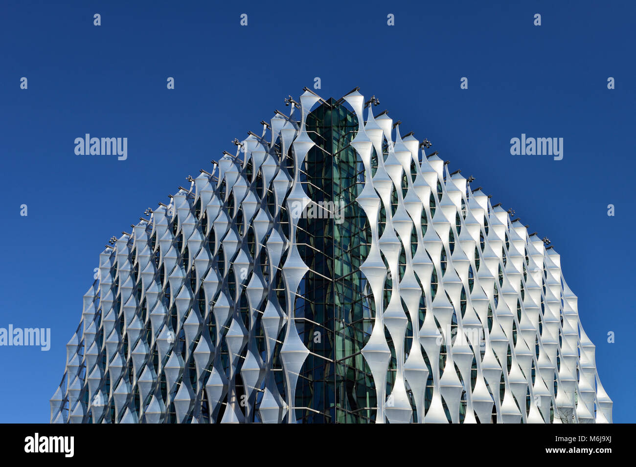 Ambasciata degli Stati Uniti d'America (USA), Nine Elms Lane, Wandsworth, Londra, Regno Unito Foto Stock