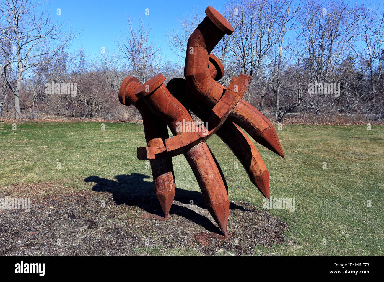 Galleria d'arte a cielo aperto Greenport Long Island New York Foto Stock