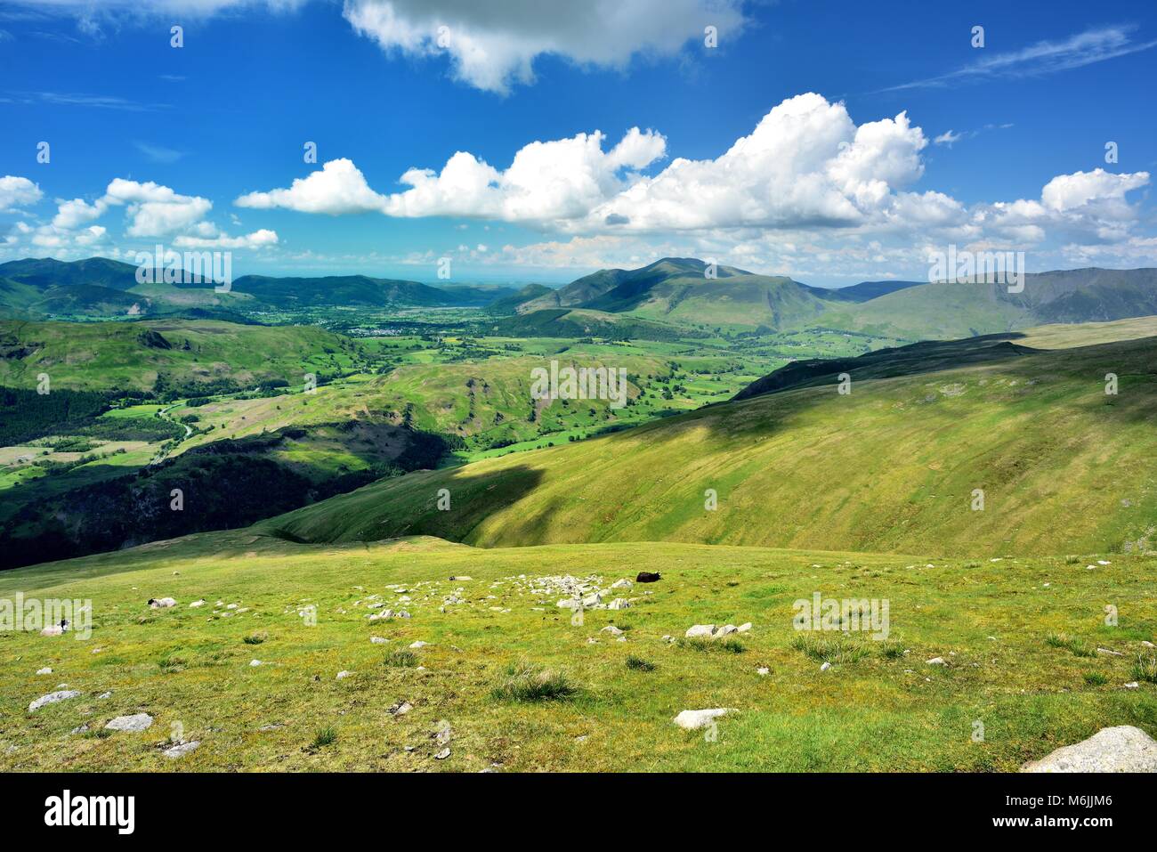 Keswick Bassenthwaite e da Watson Dodd Foto Stock