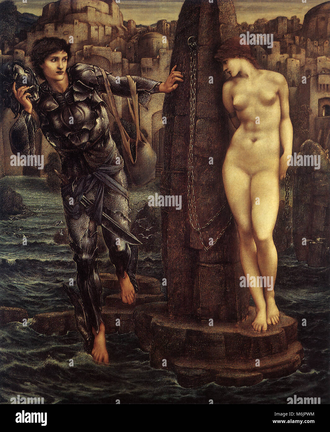 Rock of Doom, Burne-Jones, Sir Edward Coley, 1887. Foto Stock