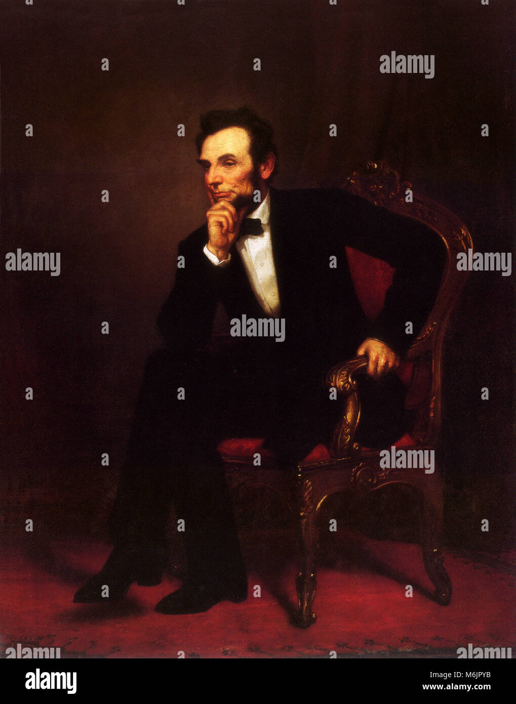 Abraham Lincoln, Healy, George Pietro Alexandre, 1869. Foto Stock