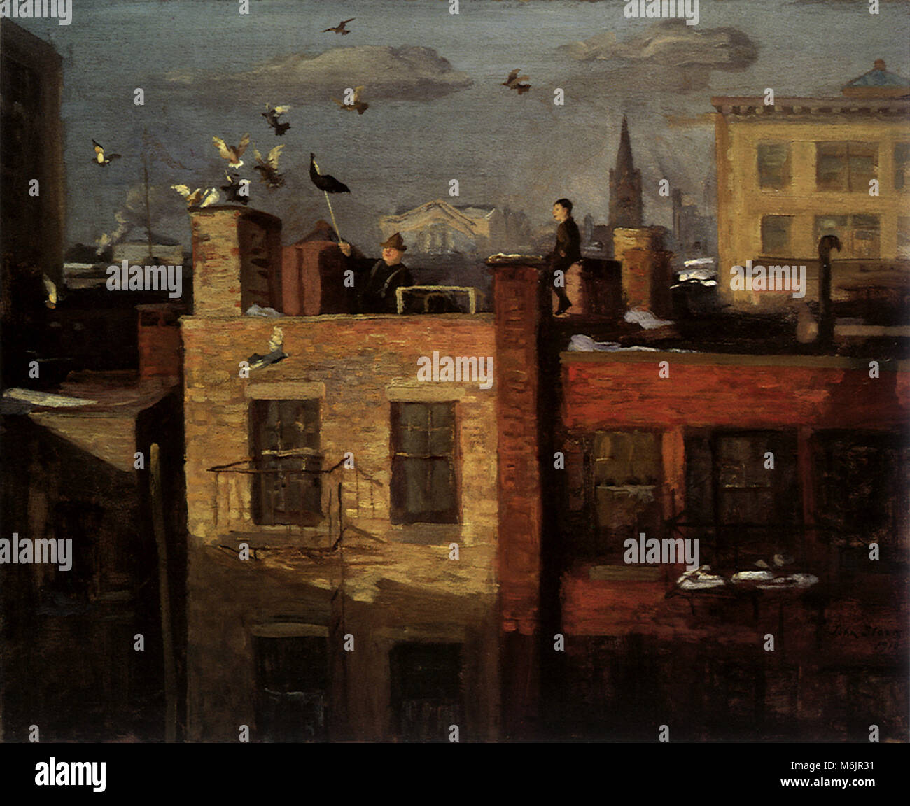 Piccioni, Sloan, Giovanni, 1910. Foto Stock