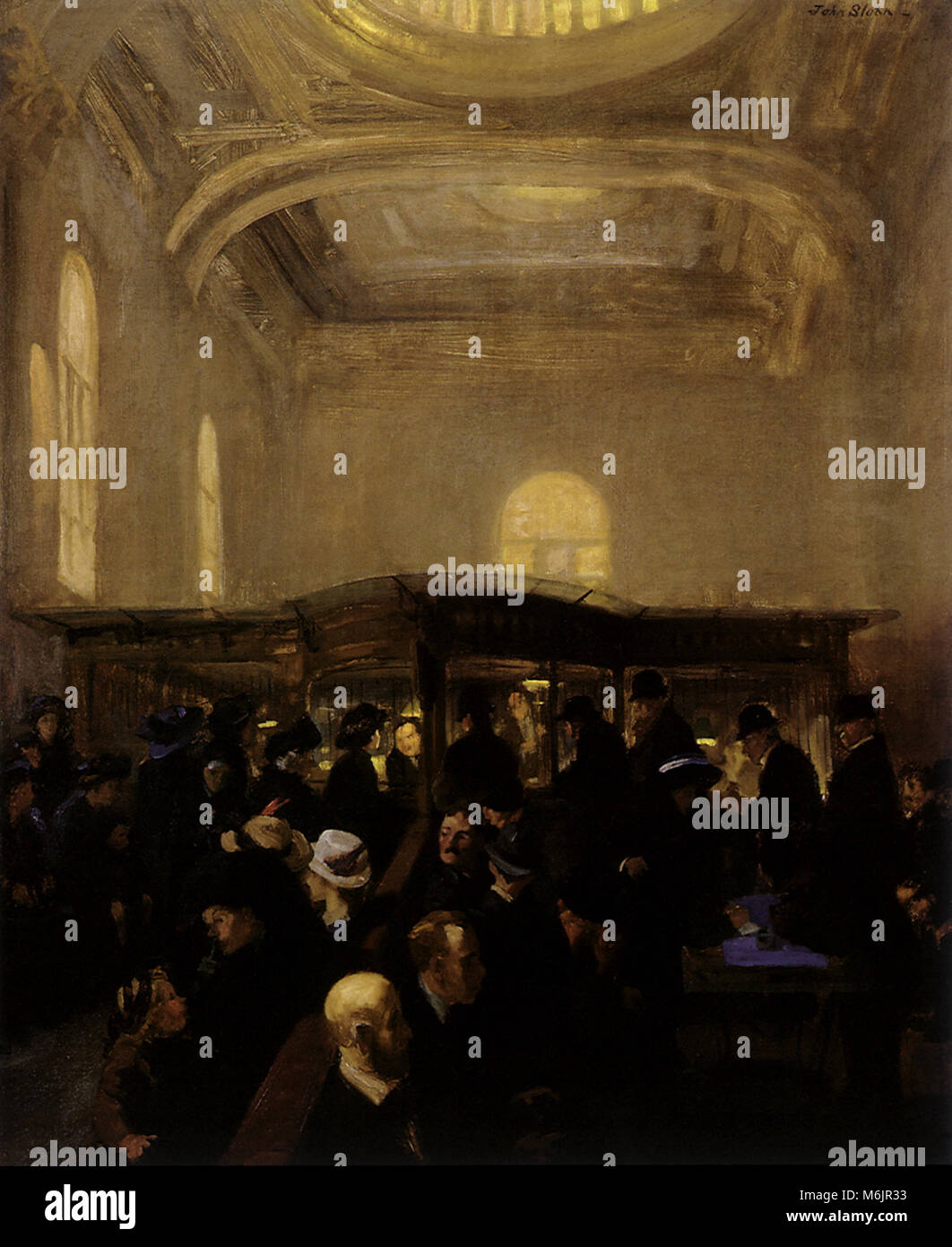 La Cassa di Risparmio, Sloan, Giovanni, 1911. Foto Stock