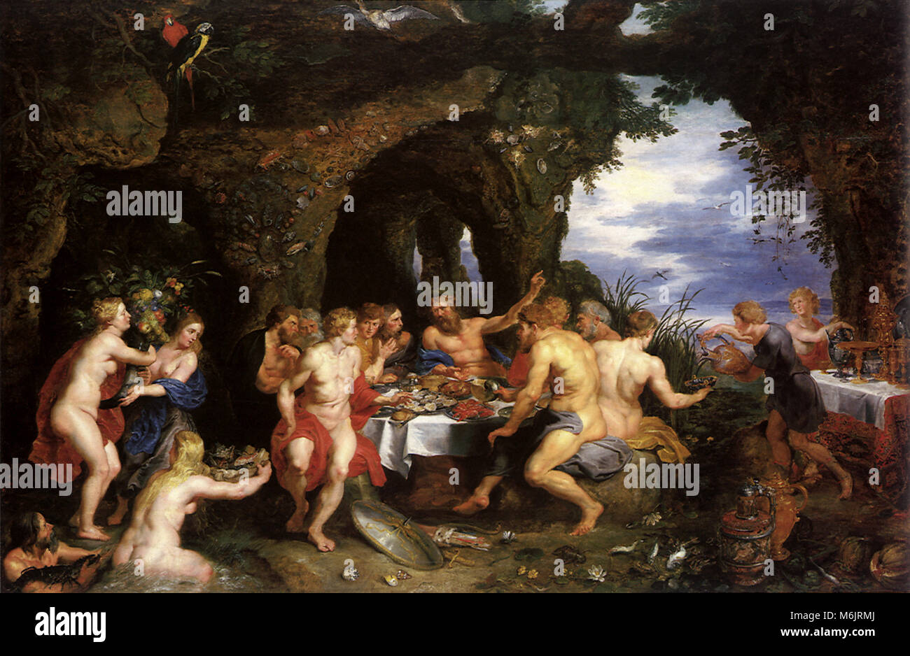 La festa di Achelous, Rubens, Pietro Paolo, 1615. Foto Stock