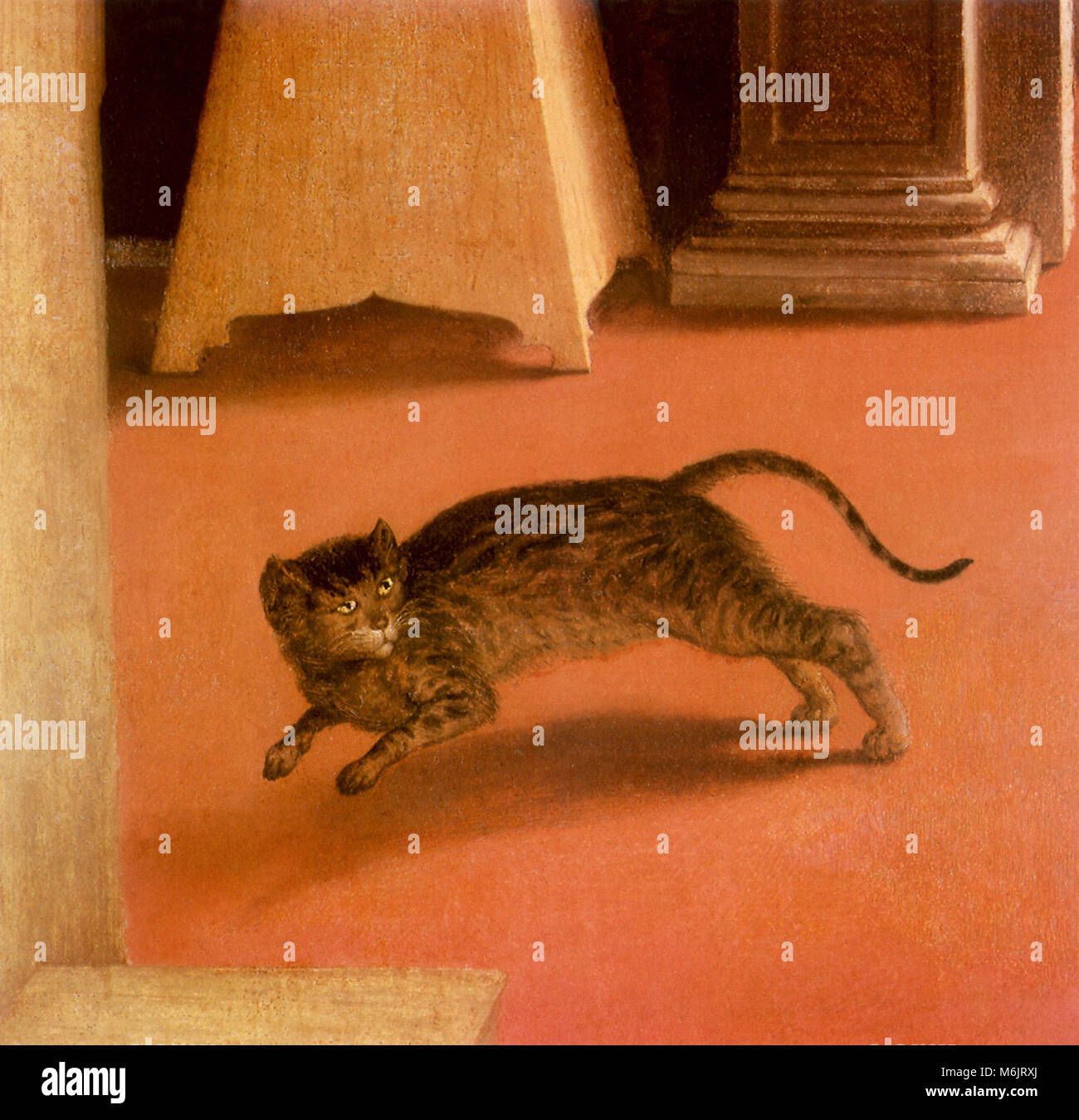 Esecuzione di gatto, Lotto, Lorenzo, 1527. Foto Stock