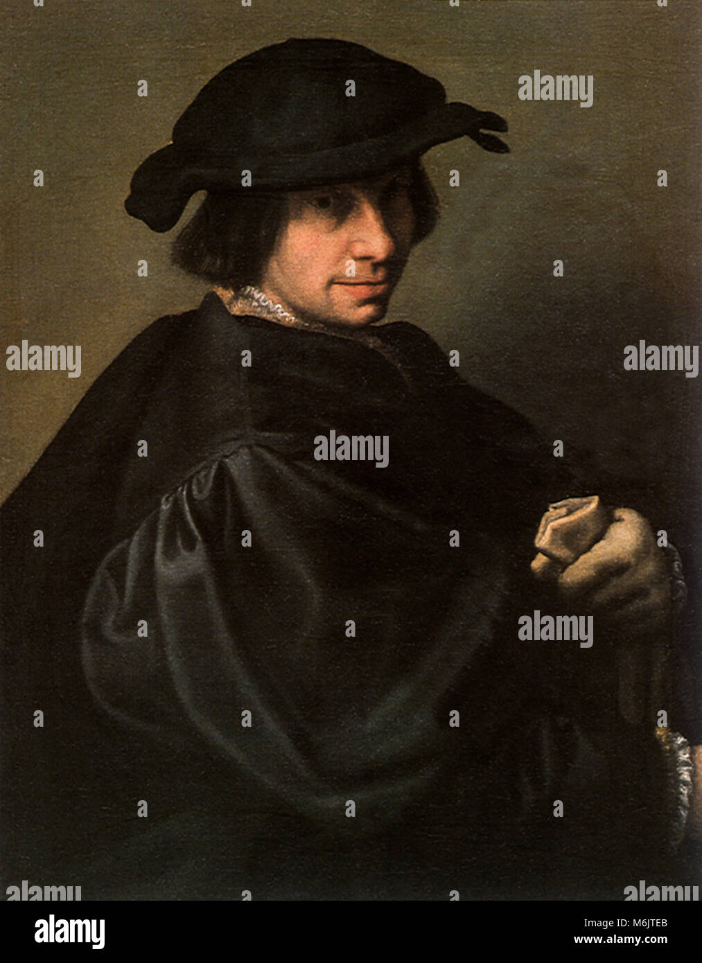 Ritratto dell'artista, il padre, Galeazzo Campi, Bazzi, Giovanni Antonio, calle, 1535. Foto Stock