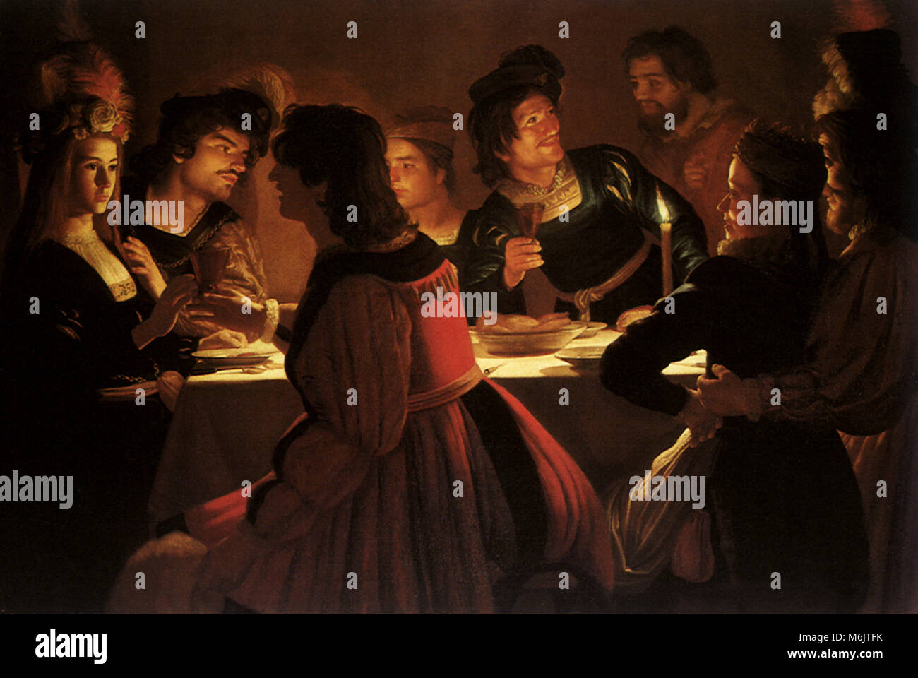 Nozze Cena, Honthorst, Gerard van, 1615. Foto Stock