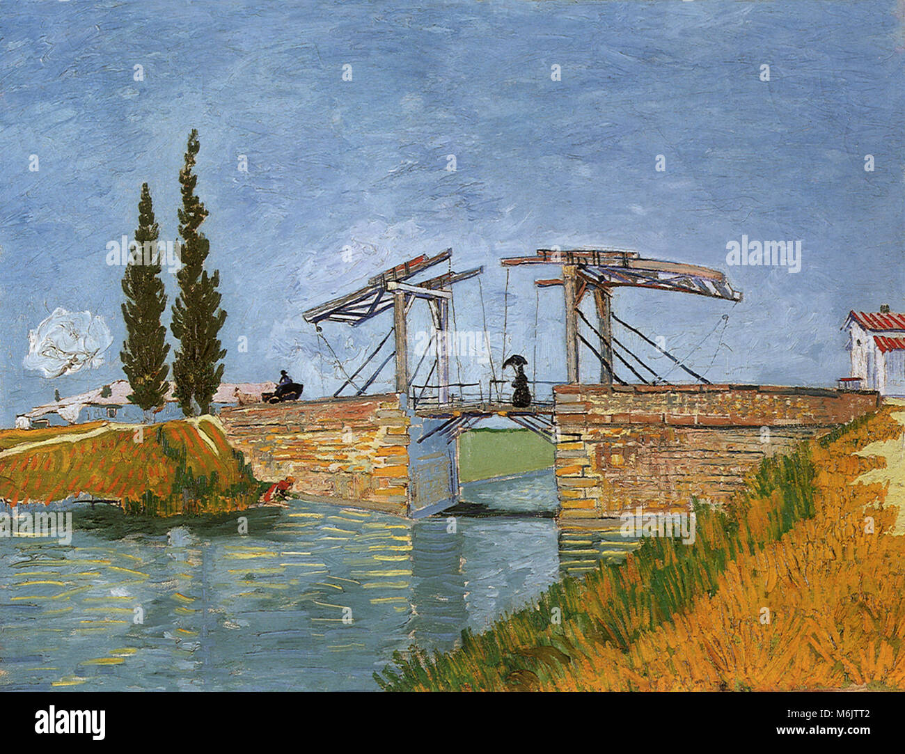 Il ponte di Langlois, Van Gogh, Vincent Willem, 1888. Foto Stock