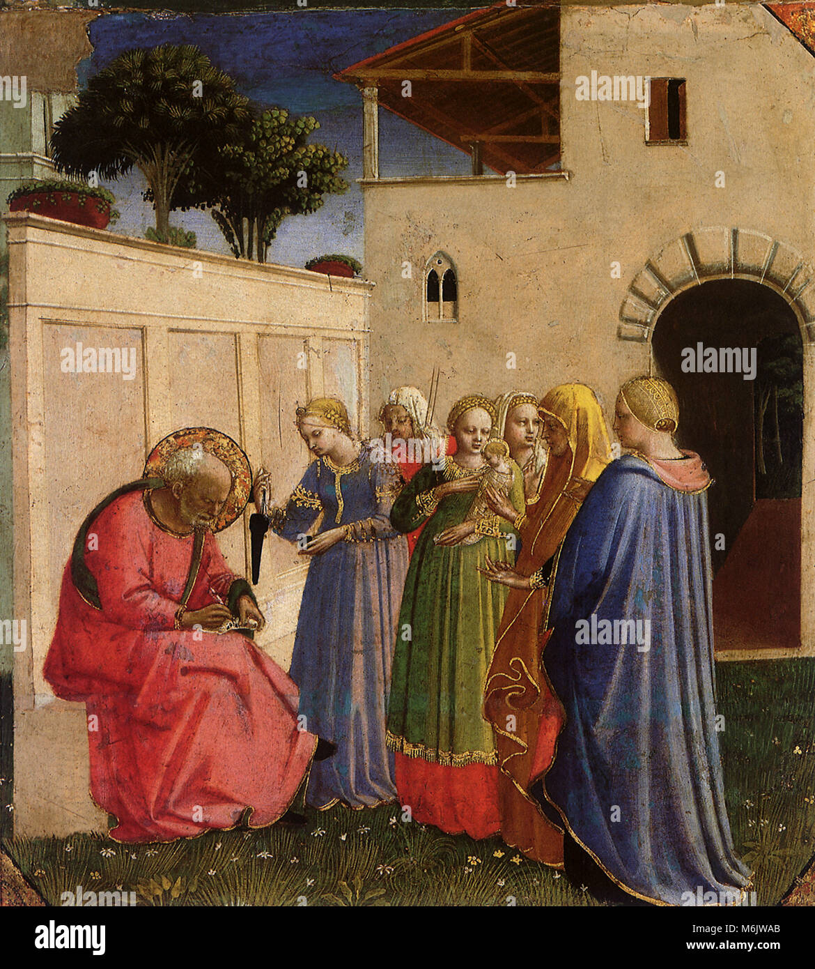 La denominazione di Battista, Angelico, Fra, 1435. Foto Stock