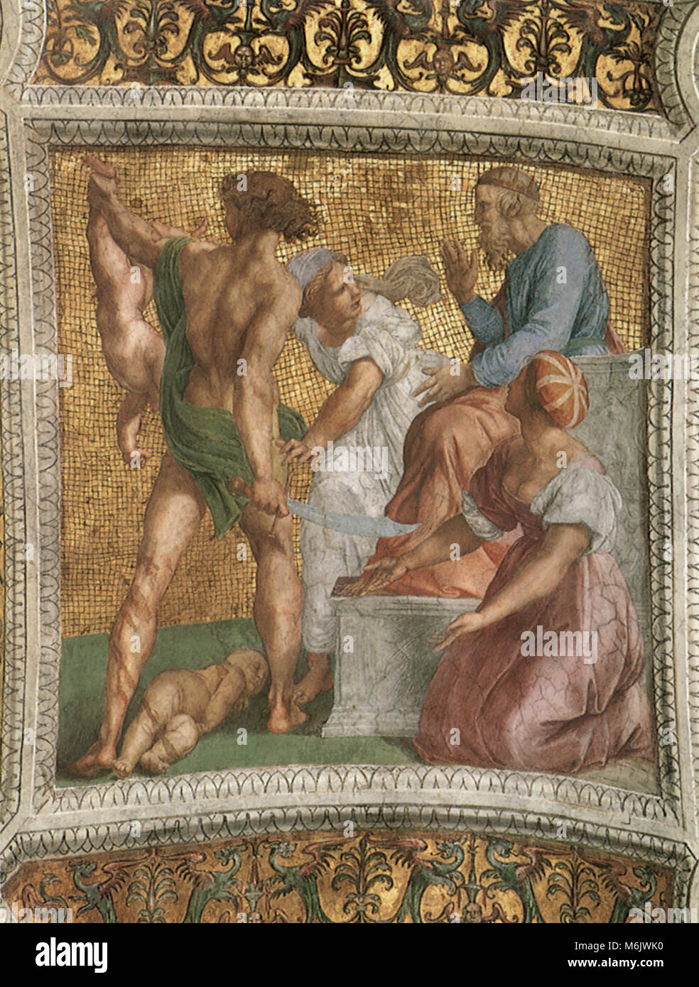 Il Giudizio di Salomone, Raffaello, Raffaello S., 1510 Foto stock - Alamy