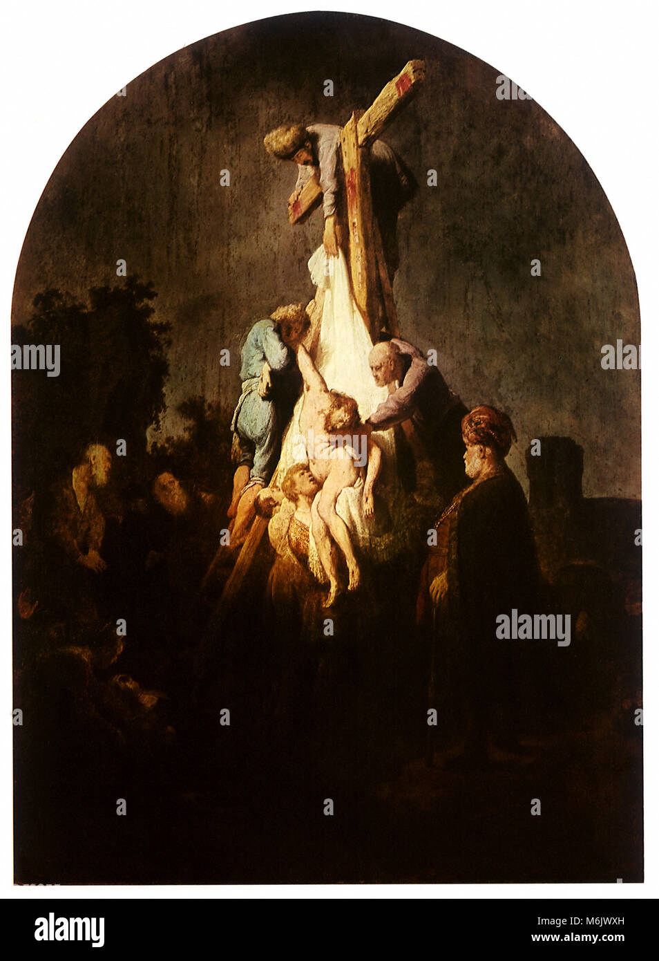 La discesa dalla Croce, Rembrandt Harmensz van Rijn, 1631. Foto Stock