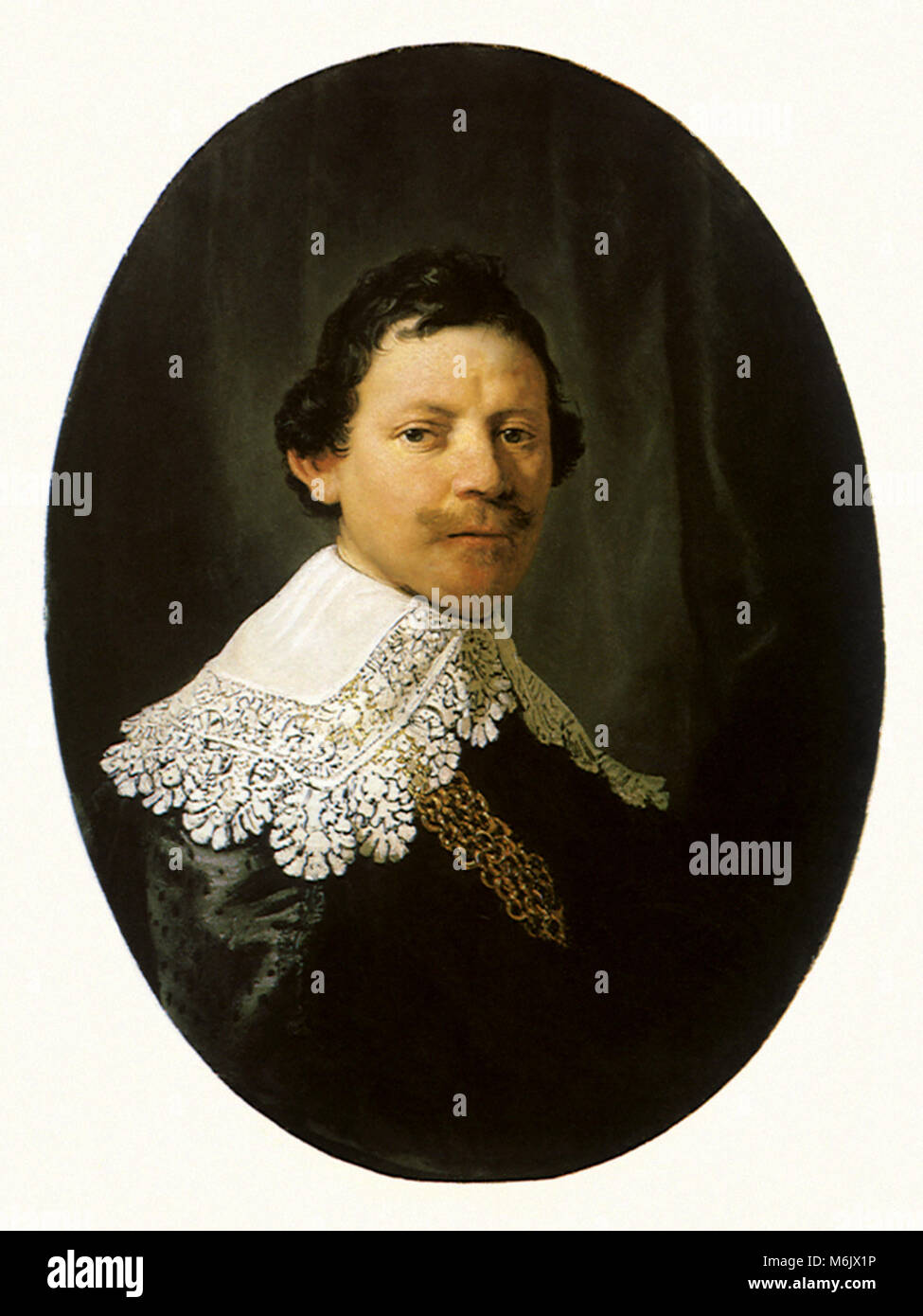 Philips Lucasz, consigliere del Dutch East India Company, Rembrandt Harmensz van Rijn, 1635. Foto Stock