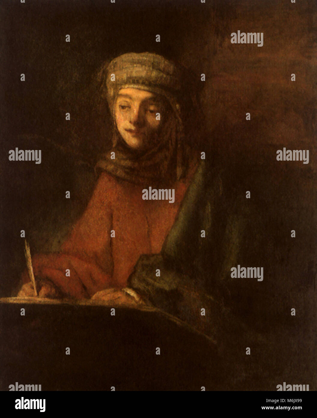 L'evangelista Giovanni, Rembrandt's Workshop, 1661. Foto Stock