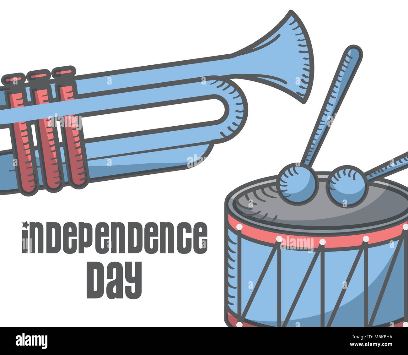 Giorno di indipendenza american Illustrazione Vettoriale
