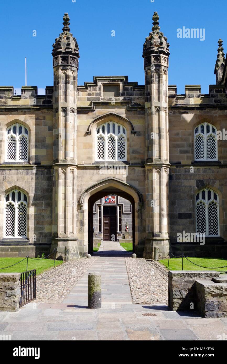 Cappella del King's College. Centro storico medievale palazzo gotico. Università di Aberdeen. La Scozia, Regno Unito Foto Stock