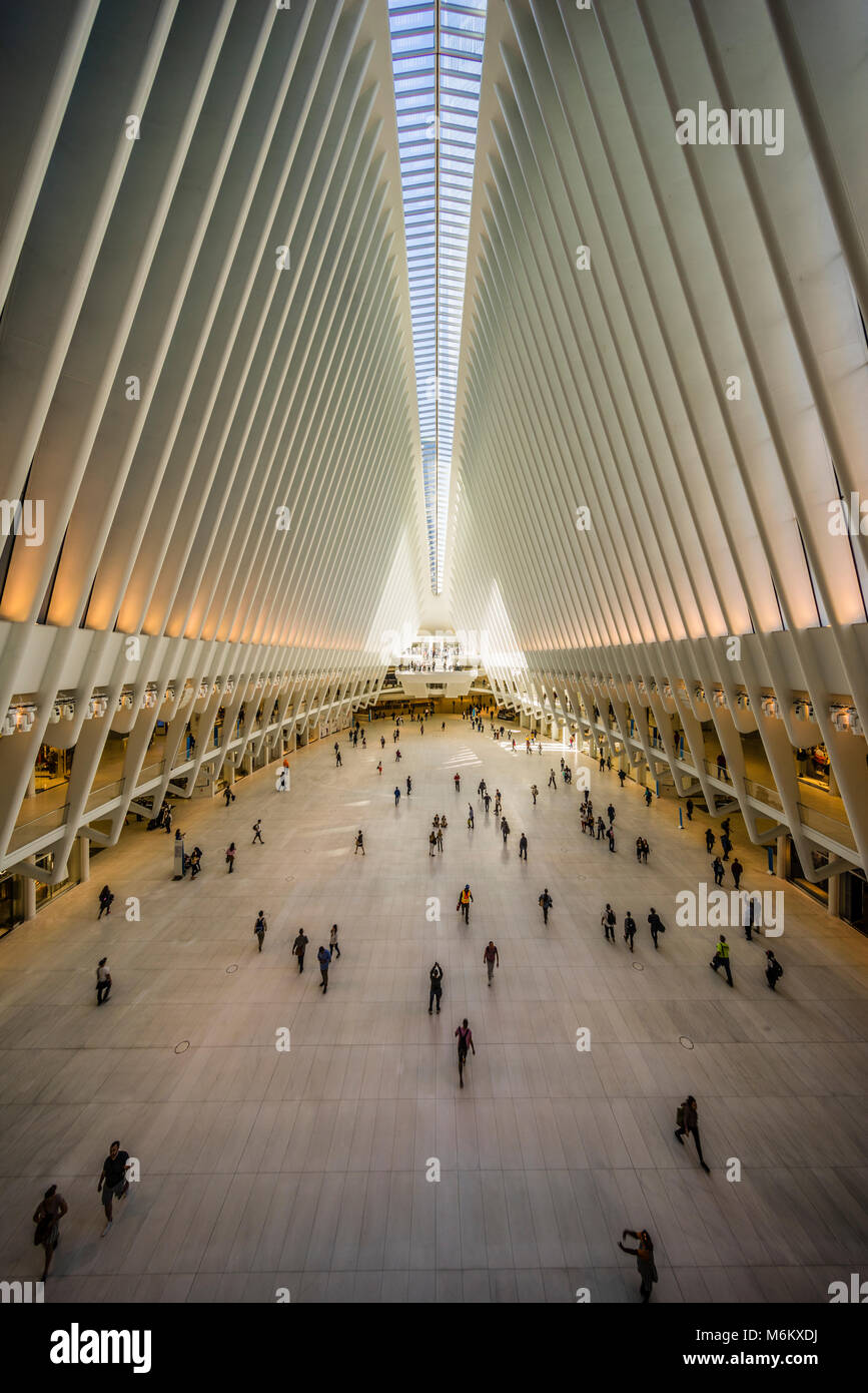 World Trade Center station (percorso) Manhattan   New York New York, Stati Uniti d'America Foto Stock