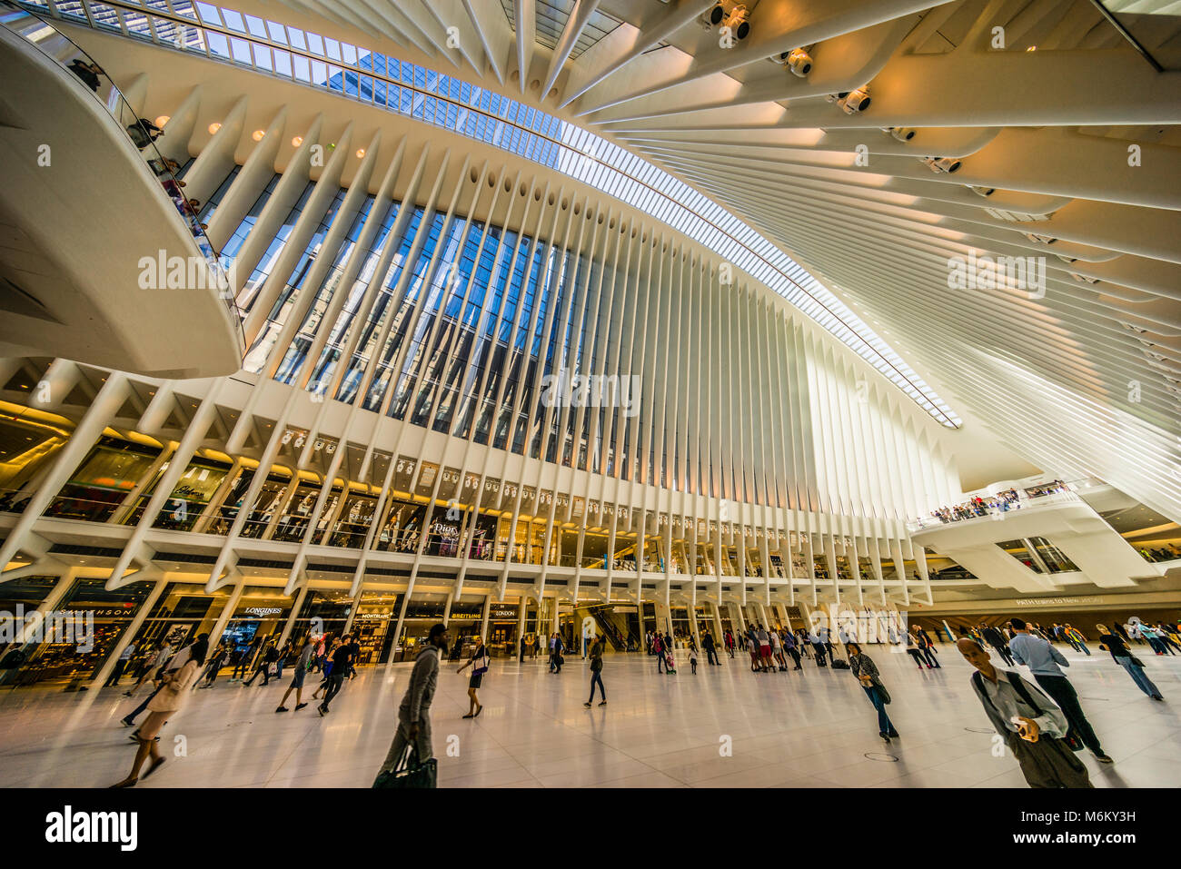 World Trade Center station (percorso) Manhattan   New York New York, Stati Uniti d'America Foto Stock