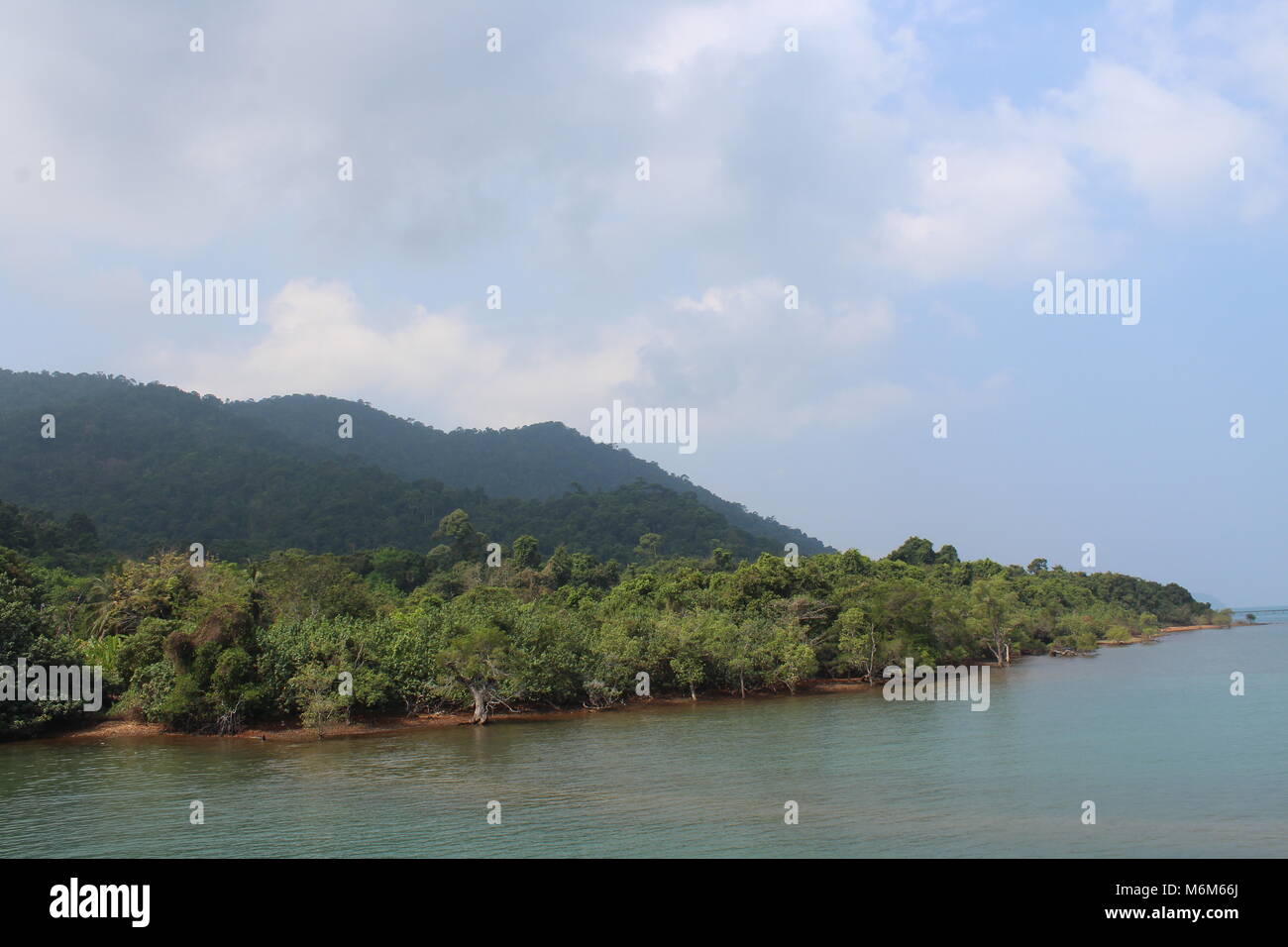 Paesaggio di Koh Chang, Thailandia Foto Stock