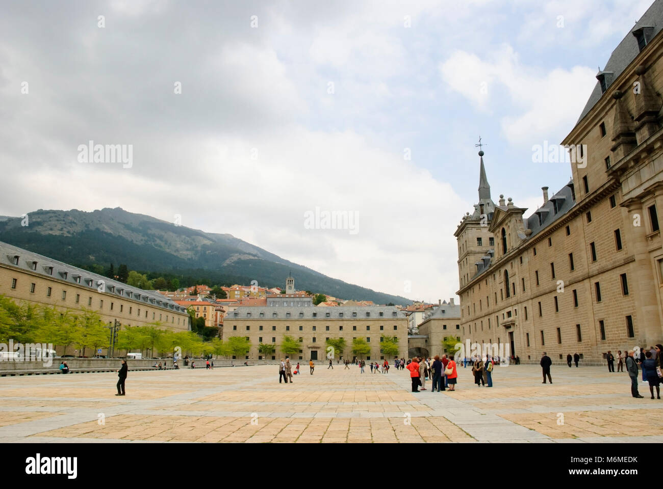 La sede reale di San Lorenzo de El Escorial è una storica residenza del Re di Spagna, Foto Stock