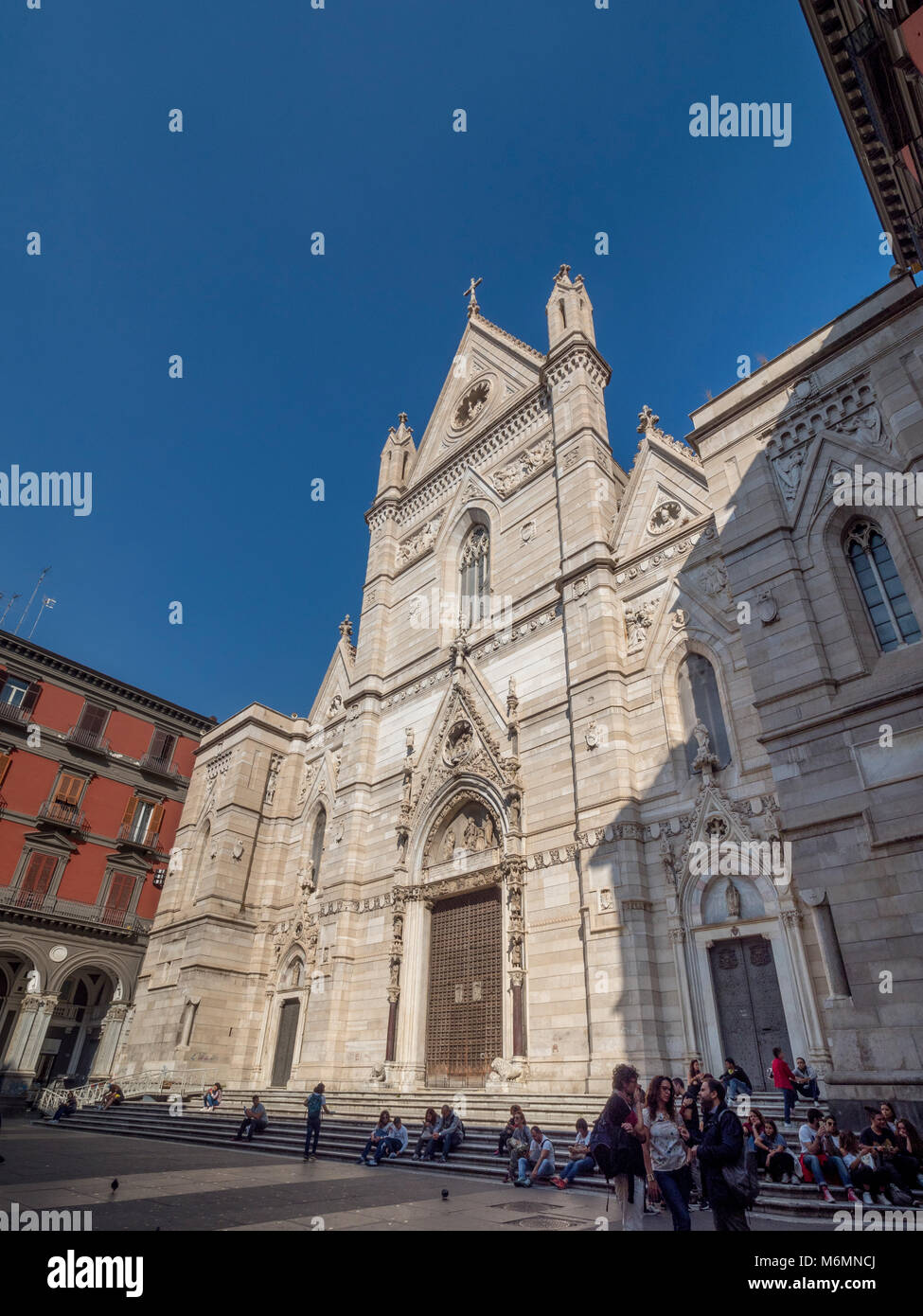 Duomo di Napoli, Italia Foto Stock