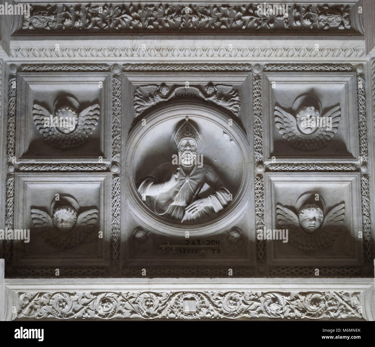 La Cripta di San Gennaro, Duomo di Napoli, Italia Foto Stock