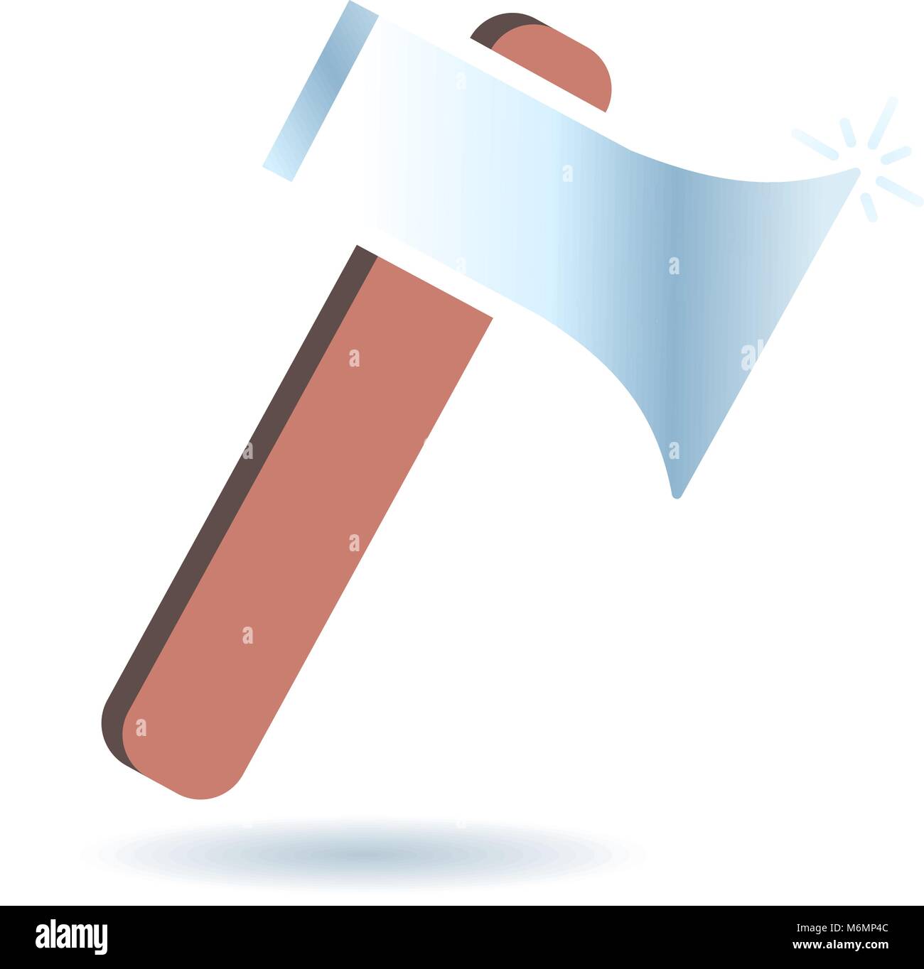 Icona della piana del ax Illustrazione Vettoriale