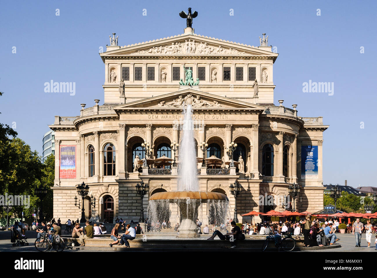 Alte Oper, Frankfurt am Main, Assia, Deutschland, Europa Foto Stock