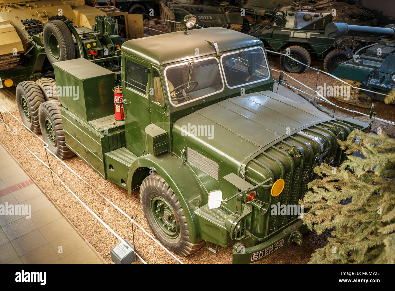 La guerra terrestre della zona dell'Imperial War Museum Duxford, Cambridgeshire. Foto Stock