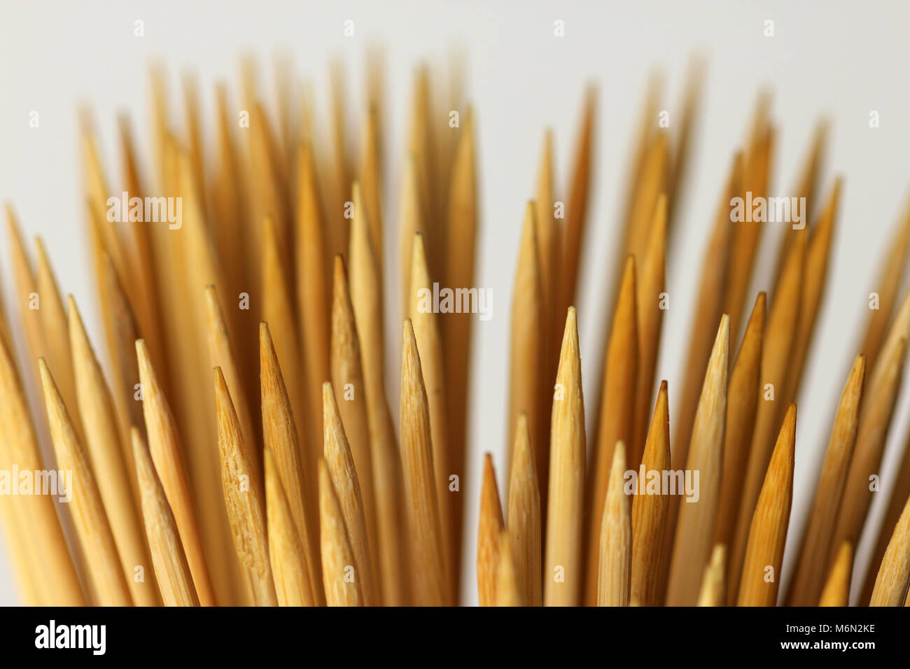 Gli spiedini di bambù Foto Stock