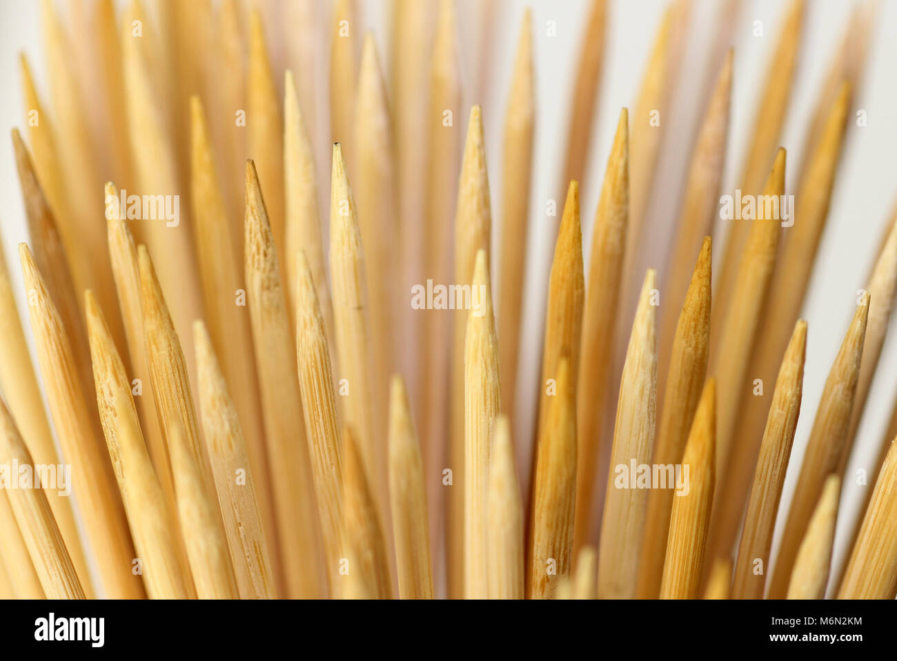 Gli spiedini di bambù Foto Stock