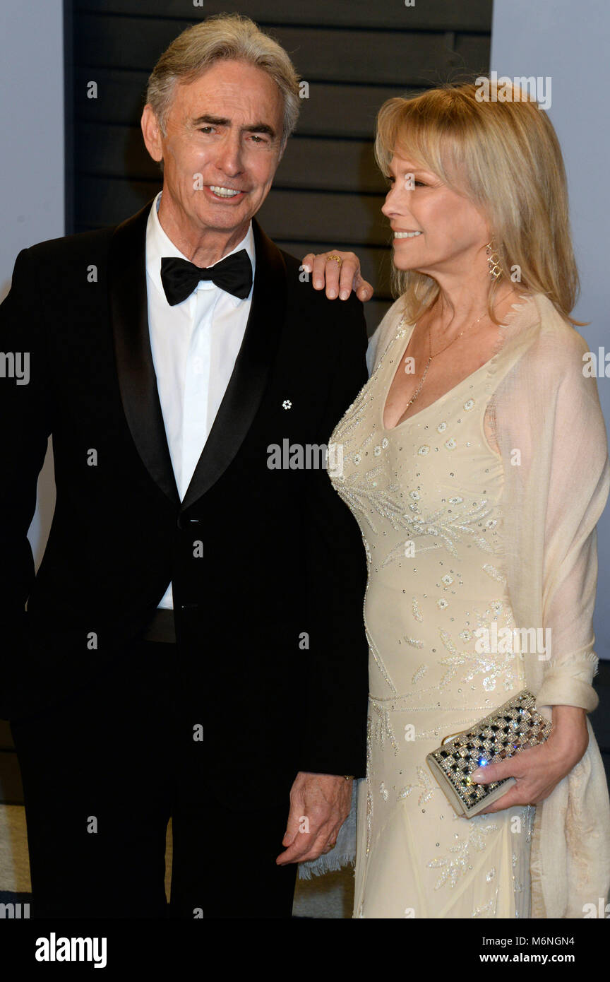 Hollywood, Stati Uniti. 4 Marzo, 2018. David Steinberg e Robyn Todd frequentando il 2018 Vanity Fair Oscar Party hosted by Radhika Jones a Wallis Annenberg Center for the Performing Arts il 4 marzo 2018 a Beverly Hills, la California. Credito: Geisler-Fotopress/Alamy Live News Foto Stock