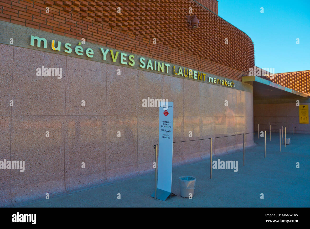 Musee Yves Saint Laurent, Gueliz, Marrakech, Marocco, Africa settentrionale Foto Stock
