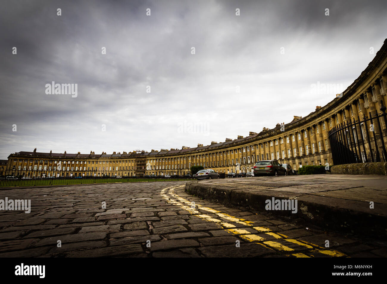 Storico Royal Crsecent nella vasca da bagno Foto Stock