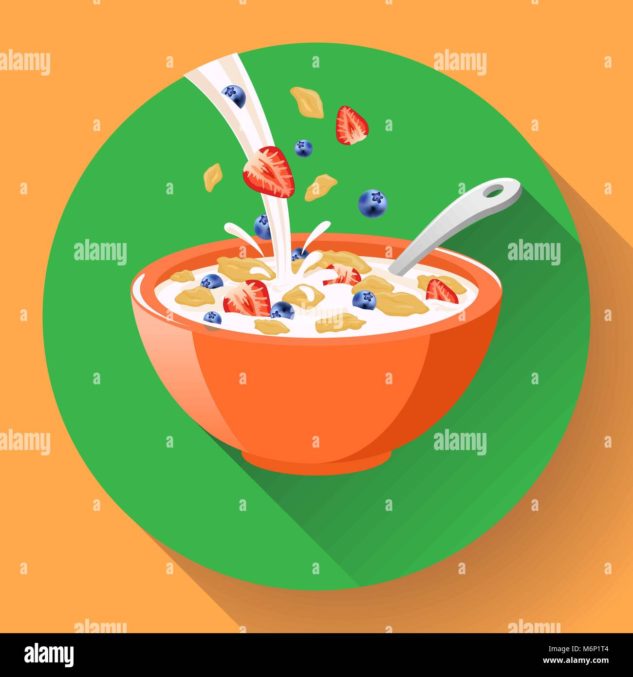 Ciotole contenenti diversi tipi di cereali per la colazione Foto stock -  Alamy