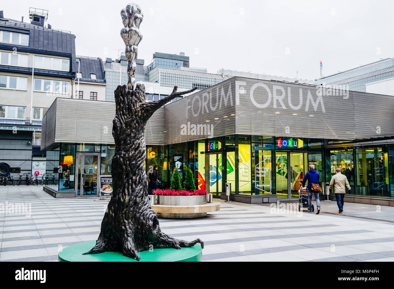 Forum department store, Helsinki, Finlandia Foto Stock