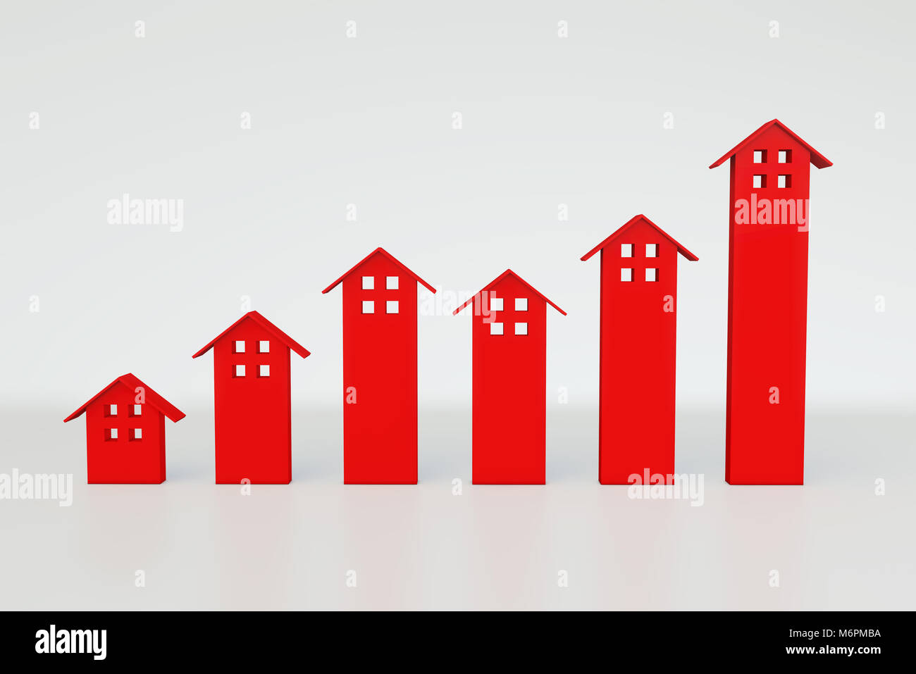 Economico Finanziario investimenti in immobili, gestione Foto Stock