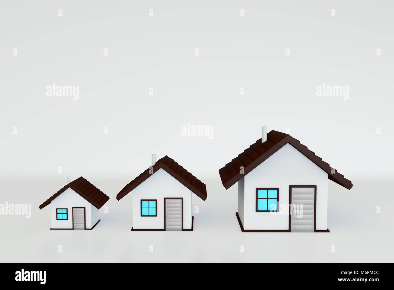 Economico Finanziario investimenti in immobili, gestione Foto Stock