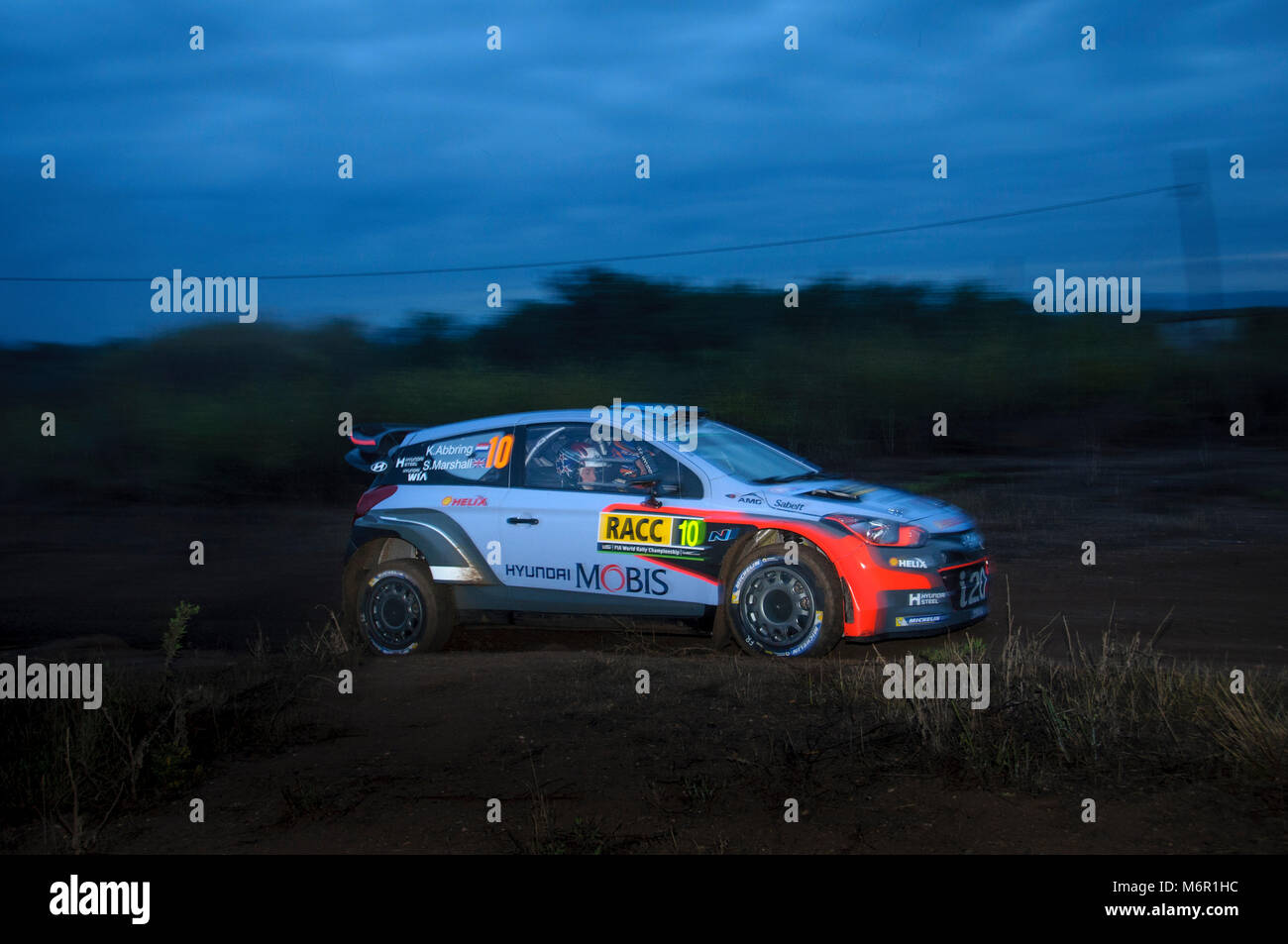 Rally RACC Catalunya Costa Dorada Foto Stock